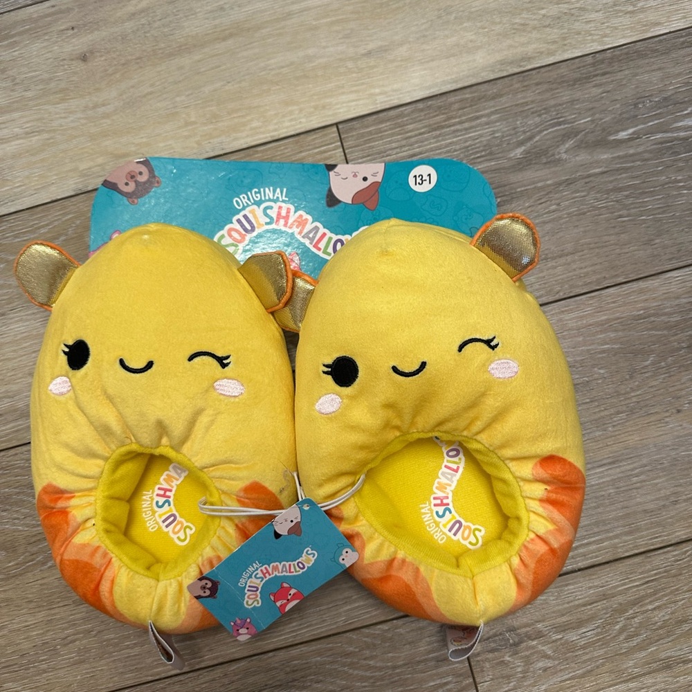 Squishmallows Bijan the Dumbo Octopus Slippers
